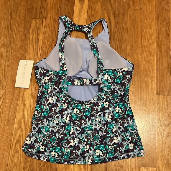 Athleta Floral Maldives Tankini 36B/C - Picture 5 of 8